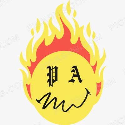 Palm Angels Smiley Face Svg - Fashion Brands SVG