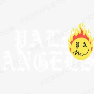 Smiley Face Palm Angels Svg - Fashion Brands SVG