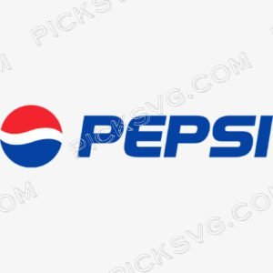 Pepsi Icon with Letter Svg