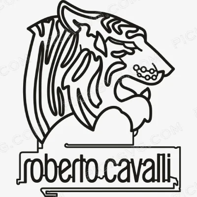 Tiger Roberto Cavalli Svg - Fashion Brands SVG