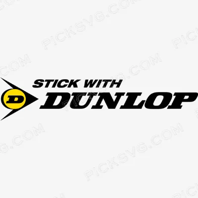 Stick With Dunlop Svg - Brands Logos SVG