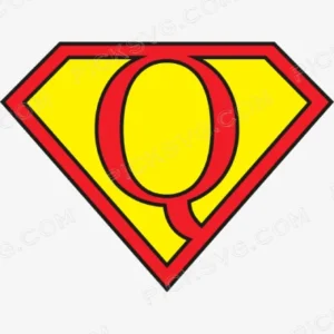 Super Hero Logo Letter Q Svg - Miscellaneous SVG