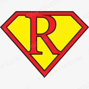 Superhero Letter R Svg - Miscellaneous SVG