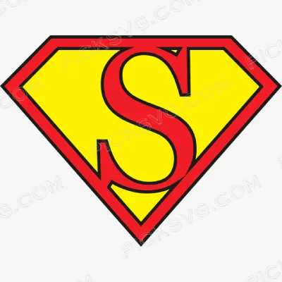 Superhero Logo Letters S Svg - Miscellaneous SVG