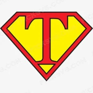 Super Hero Logo Letter T Svg - Miscellaneous SVG