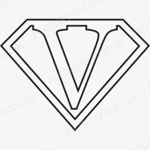 Superhero Themed Letters V Svg - Miscellaneous SVG