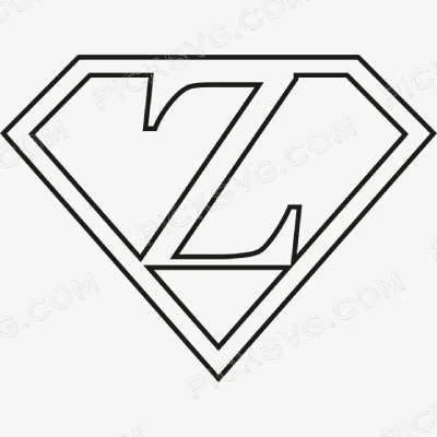 Super Hero Logo Letter Z Svg - Miscellaneous SVG
