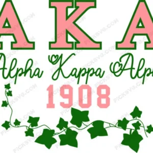 AKA 1908 SVG - Alpha kappa alpha Svg