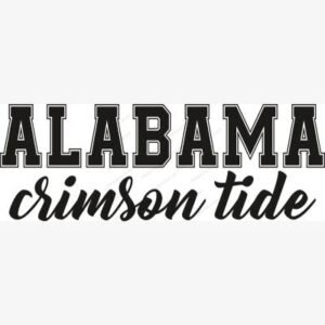 Alabama Crimson Tide Svg