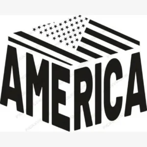 America Flag with Box SVG - Patriotic And Flags