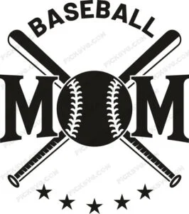 Baseball Mom SVG - Sports Logos