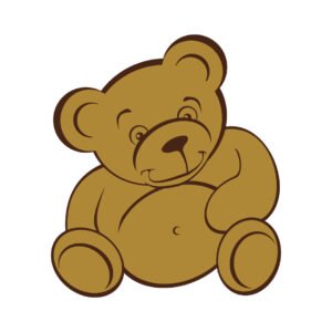 Teddy Bear SVG. Teddy Bear DXF