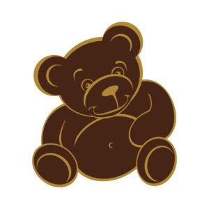 Teddy Bear SVG. Teddy Bear DXF