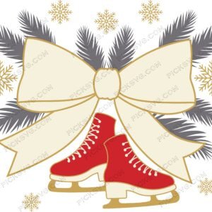 Christmas Skates Svg