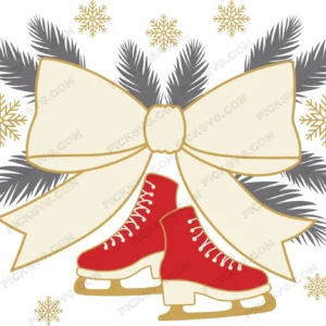 Christmas Skates SVG - Christmas SVG