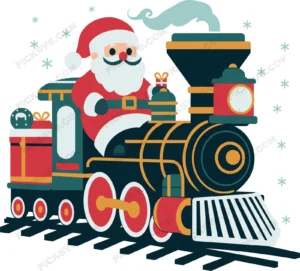 Christmas Train SVG - Christmas SVG
