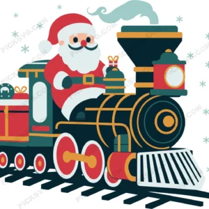 Christmas Train SVG - Christmas SVG