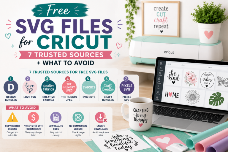 Free SVG Files for Cricut 7 Trusted Sources + What to Avoid