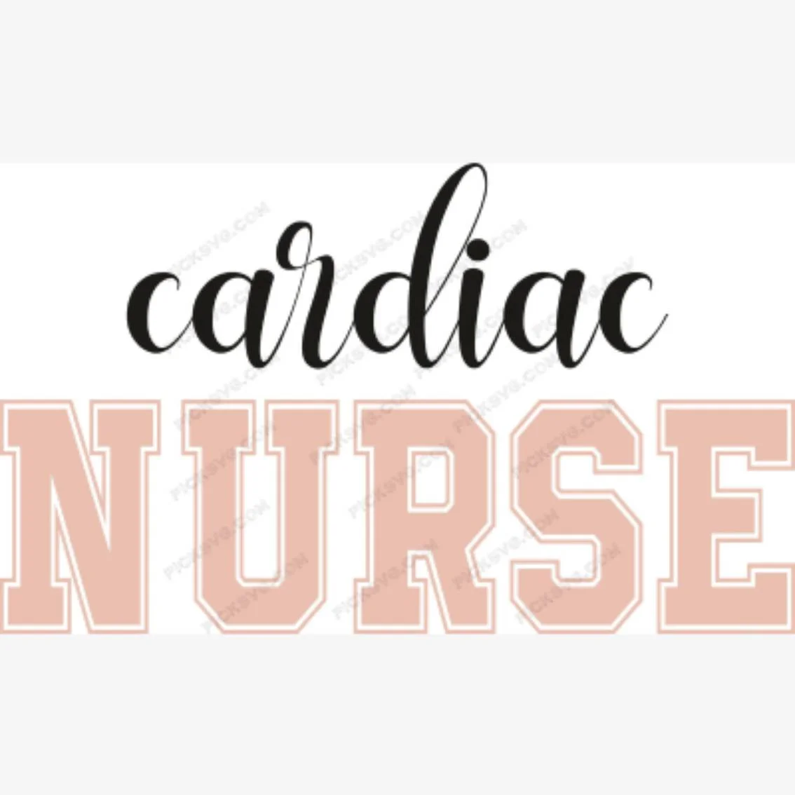 Cardiac Nurse SVG - Healthcare SVG