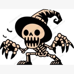Cartoon Skeleton SVG