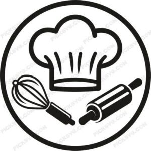 Chef Kitchen Cooking SVG