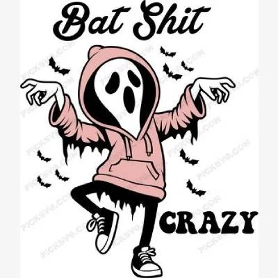 Bat Shit Crazy SVG - Halloween Svg