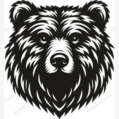 Bear Head SVG - Animal Svg