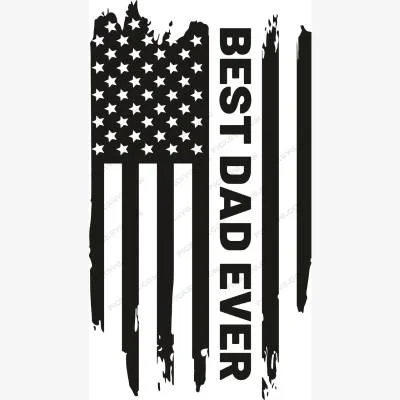 Best Dad Ever Flag SVG - Patriotic And Flags