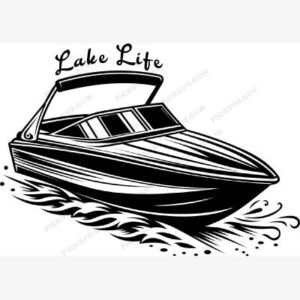 Boat Lake Life SVG