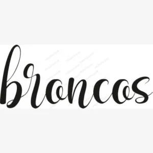 Broncos SVG - Sports Logos