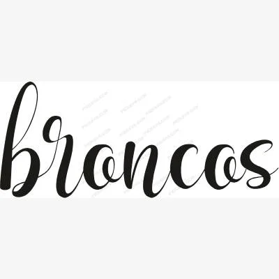 Broncos SVG - Sports Logos