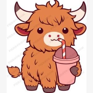 Buffalo Cute SVG