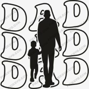 picksvg - Dad And Son