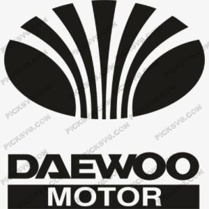 picksvg Daewoo Motor Black Svg