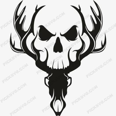 picksvg - Deer Skull Hunter Svg picksvg - Deer Skull Hunter Svg