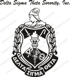 Delta Sigma Theta Sorority Inc SVG - Fraternity Sorority