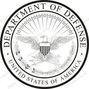 Department Of Defense Black SVG