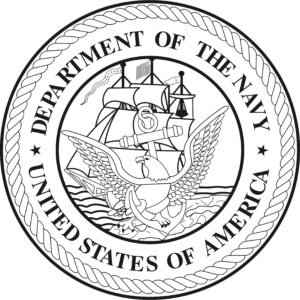 Department Of The Navy United States Black SVG, PDF, PNG, EPS, DXF
