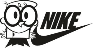 Dexter Nike Black SVG - Cartoon Characters Svg
