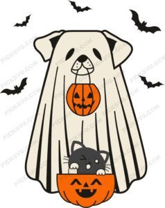 Dog Halloween SVG, PDF, PNG, EPS, DXF
