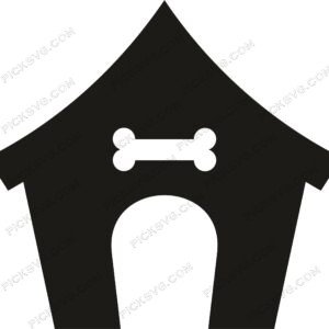 Dog Home SVG, PDF, PNG, EPS, DXF
