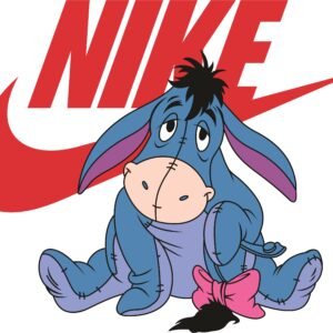 Eeyore Nike SVG, PDF, PNG, EPS, DXF