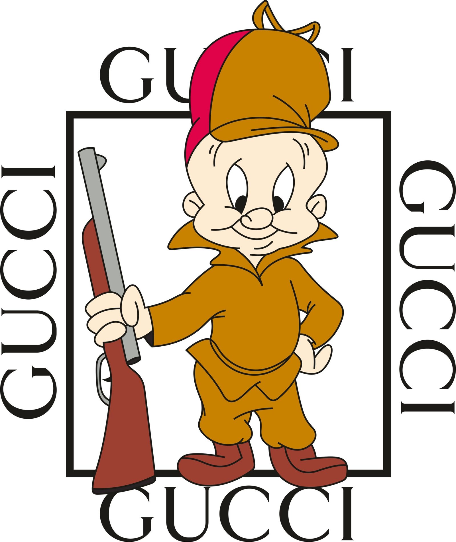 Elmer Fudd Gucci Svg