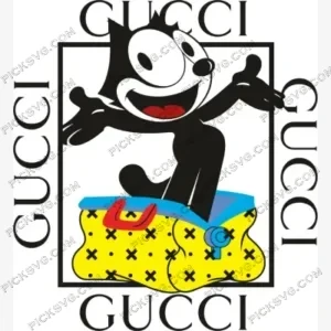 Felix The Cat Gucci SVG – Digital File