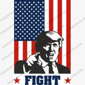 Fight Trump Flag SVG PickSVG