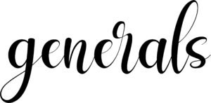 Generals Mascot Hand Lettered SVG