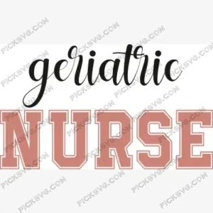 Geriatric Nurse SVG PickSVG