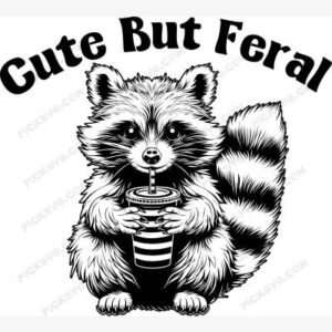 Cute But Feral SVG