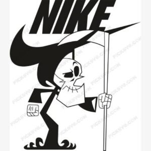 Grim With Nike Black SVG