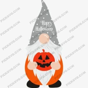 PickSVG - Happy Halloween Gnome Svg